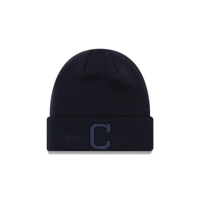 Cleveland Indians Gorra | New Era MLB Tonal Cuff Knit Beanie Mexico - Azules